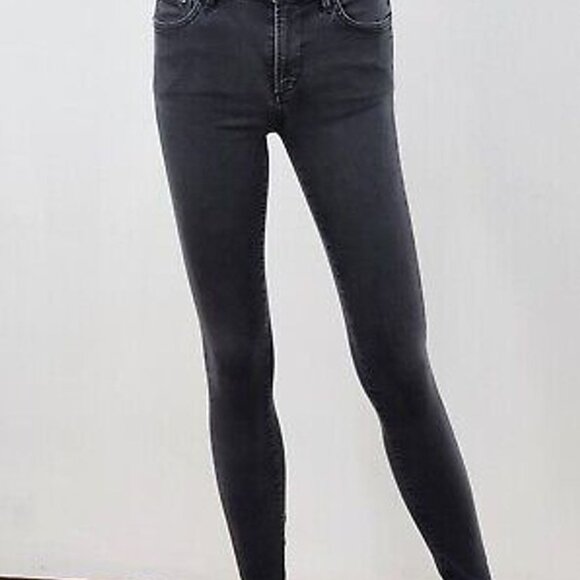 Citizens of Humanity Black/Grey Rocket High Rise Skinny Jean Size 25! - Picture 10 of 10